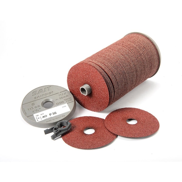 United Abrasives/Sait United Abrasives - Sait AO Fiber Disc 7" x 7/8" 24 Grit Aluminum Oxide 52724 - main